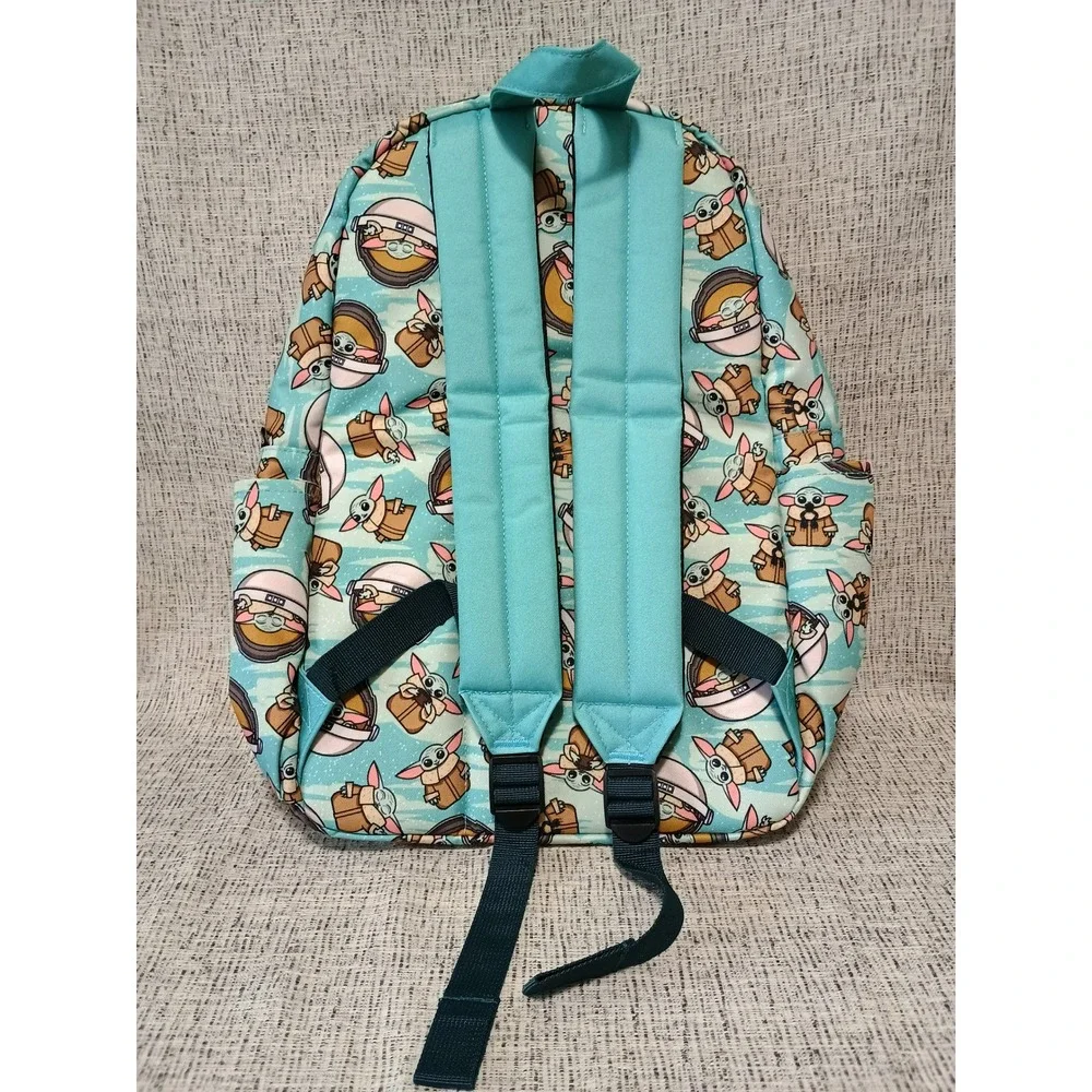 Loungefly Star Wars The Mandalorian The Child Grogu AOP Nylon Backpack STBK0183
